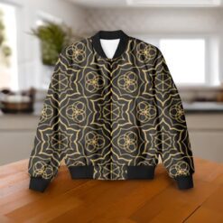 Mandala Unisex AOP Bomber Jacket | Stylish, Lightweight, Versatile | Ideal Outerwear for All Seasons