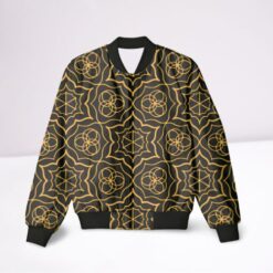 Mandala Unisex AOP Bomber Jacket | Stylish, Lightweight, Versatile | Ideal Outerwear for All Seasons
