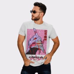 Evangelion Half Sleeve Round Neck T-Shirt - Authentic Anime Merchandise for Fans