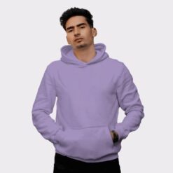 Iris Lavender Plain Hoodie - Stylish Comfort for Every Occasion