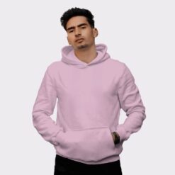 Light Pink Plain Hoodie - Contemporary Style and Unmatched Comfort