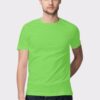 Liril Green Plain Half Sleeve Round Neck T-Shirt - Fresh and Stylish for Men
