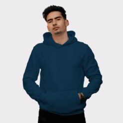 Navy Blue Plain Hoodie - Classic Style and Ultimate Comfort