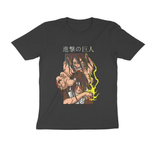 Attack on Titans Half Sleeve Round Neck T-Shirt - Comfortable Anime Merchandise for Fans
