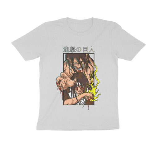Attack on Titans Half Sleeve Round Neck T-Shirt - Comfortable Anime Merchandise for Fans