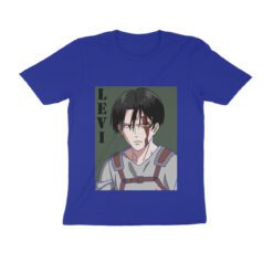 Levi Achremen Half Sleeve Round Neck T-Shirt - Authentic Anime Merchandise for Fans