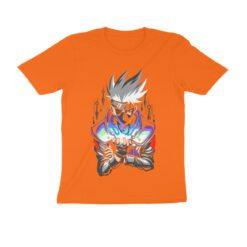 Naruto kakashi hatake Half Sleeve Round Neck T-Shirt - Authentic Anime Merchandise for Fans