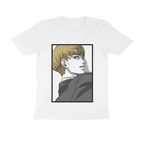 Attack on Titan Armin Half Sleeve Round Neck T-Shirt - Authentic Anime Merchandise for Fans