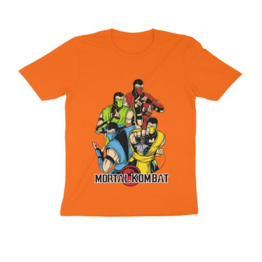 Mortal Kombat Half Sleeve Round Neck T-Shirt - Authentic Anime Merchandise for Fans