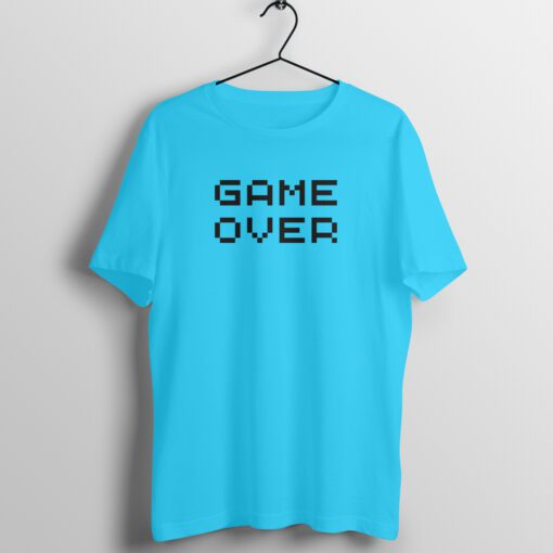 Game Over Half Sleeve Round Neck T-Shirt Online - Trendy and Comfortable