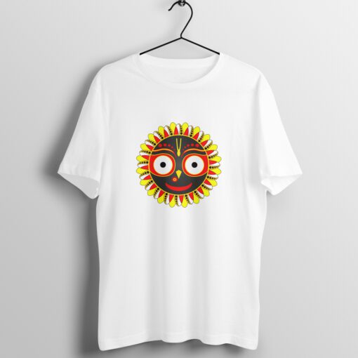 Jagannath Half Sleeve Round Neck T-Shirt - Vibrant Design, Comfortable Fit - Unisex